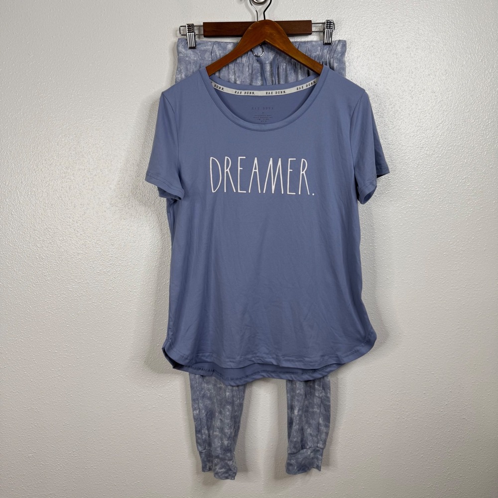 Rae Dunn Dreamer Short Sleeve Pajama Set Size Medium